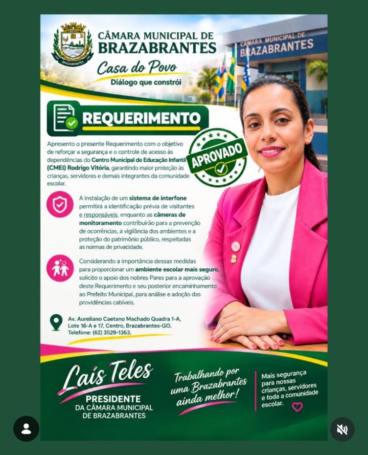 REQUERIMENTO APROVADO!