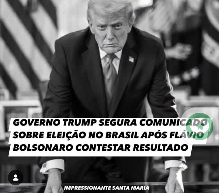 O governo dos Estados Unidos, liderado por Donald Trump, teria adiado a divulgação de uma manifestação oficial sobre as