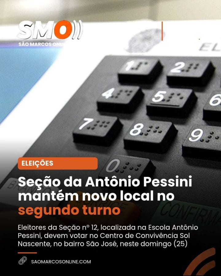 Seção nº 12 de São Marcos vota no Centro de Convivência Sol Nascente