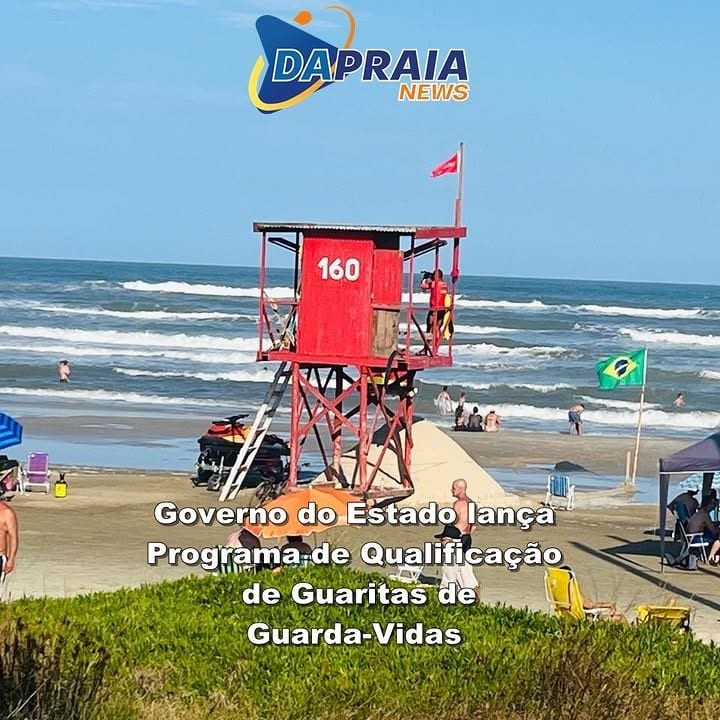 O governador Eduardo Leite lançará, na terça-feira (3/11), o Programa de Qualificação das Guaritas de Guarda-Vidas e ass