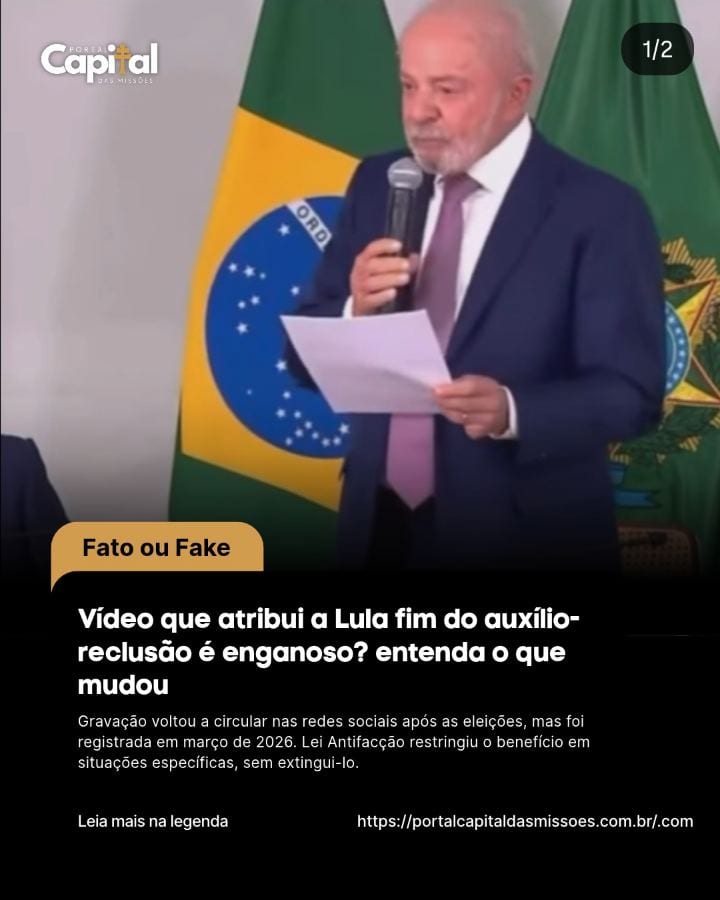 Um vídeo do presidente Luiz Inácio Lula da Silva voltou a circular nas redes sociais com a alegação de que o governo ter