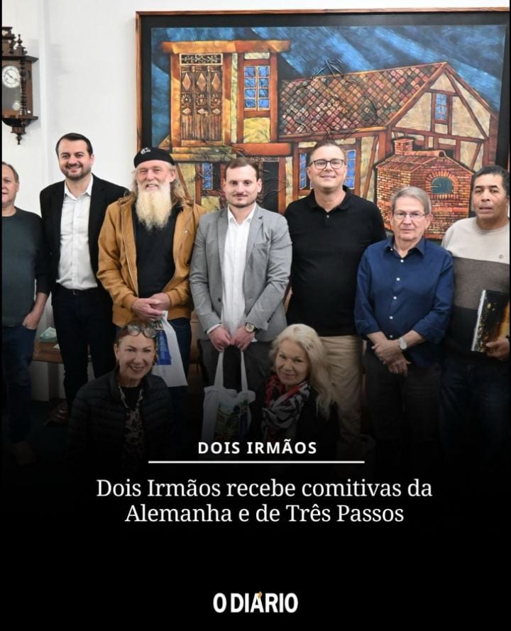 Dois Irmãos - O prefeito Jerri Meneghetti e o vice-prefeito Juarez Stein receberam, na manhã desta sexta-feira (30/10),