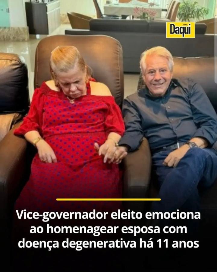 AMOR ACIMA DE TUDO ▪ O eleito vice-governador de Goiás, Luiz do Carmo, compartilhou nas redes sociais uma homenagem à es