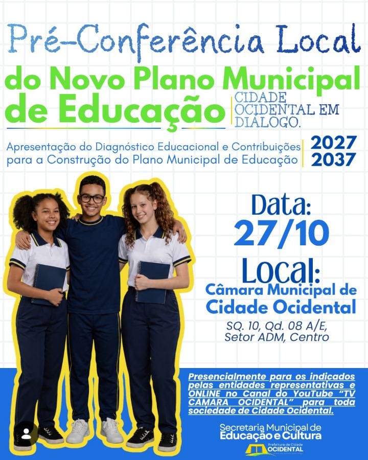 Cidade Ocidental em Diálogo!
