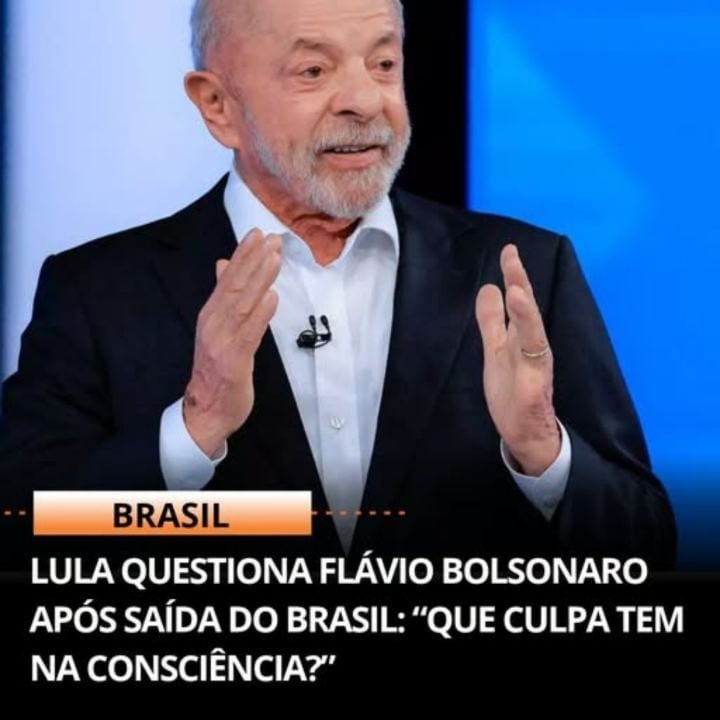 Lula diz que Flávio deve ter “culpa na consciência”