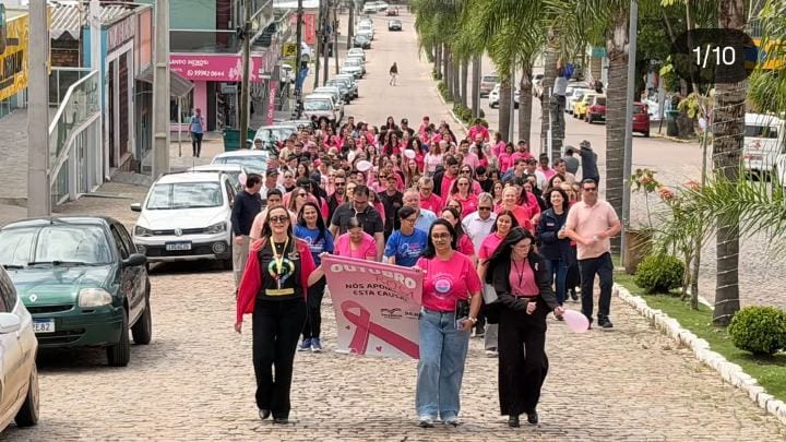 DOM FELICIANO REALIZA A 2ª CAMINHADA ROSA COM FOCO NA PREVENÇÃO E NA SAÚDE DA MULHER