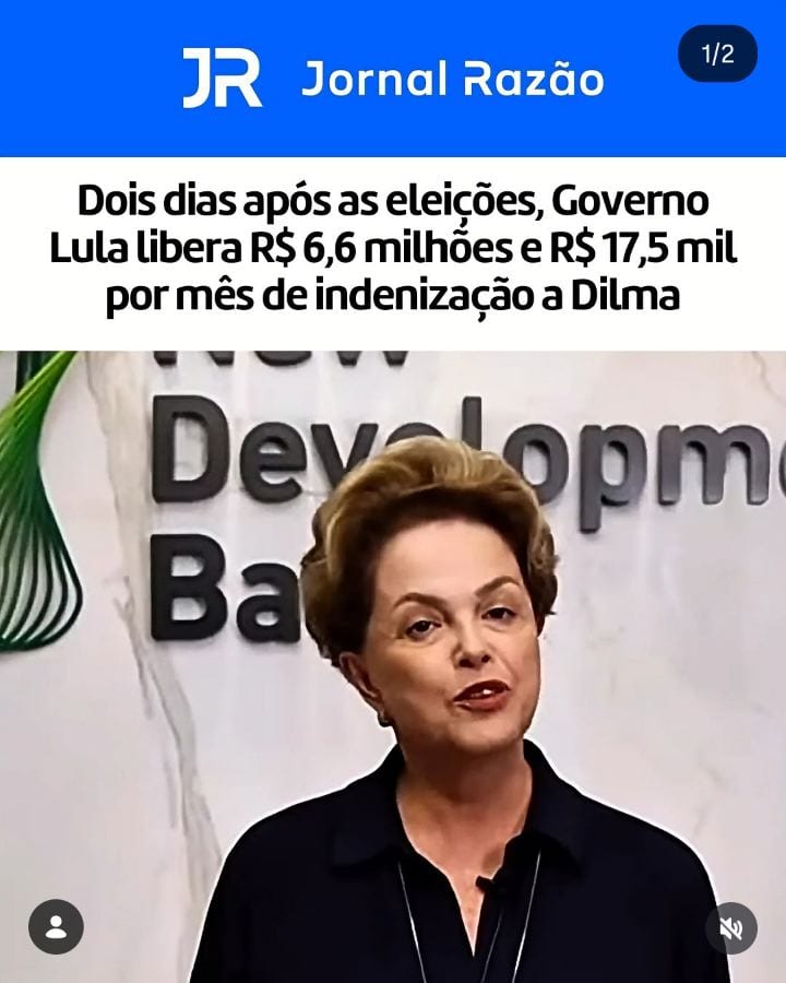 Dois dias depois do segundo turno, o governo Lula publicou a portaria que dá à ex-presidente Dilma Rousseff (PT) uma ind