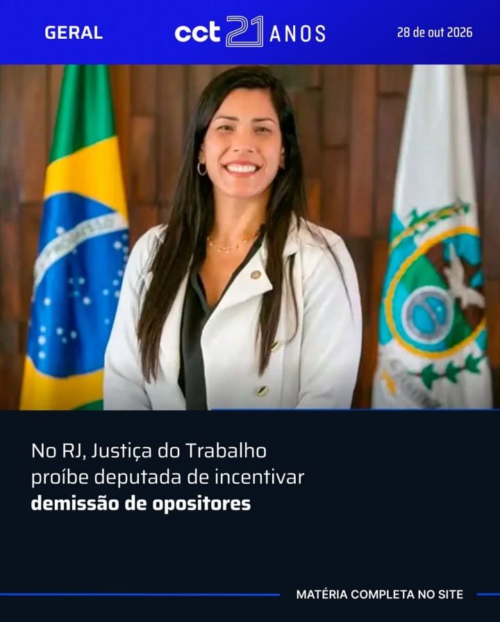 A Justiça do Trabalho atendeu parcialmente pedido do Ministério Público do Trabalho no Rio de Janeiro (MPT-RJ) e determi