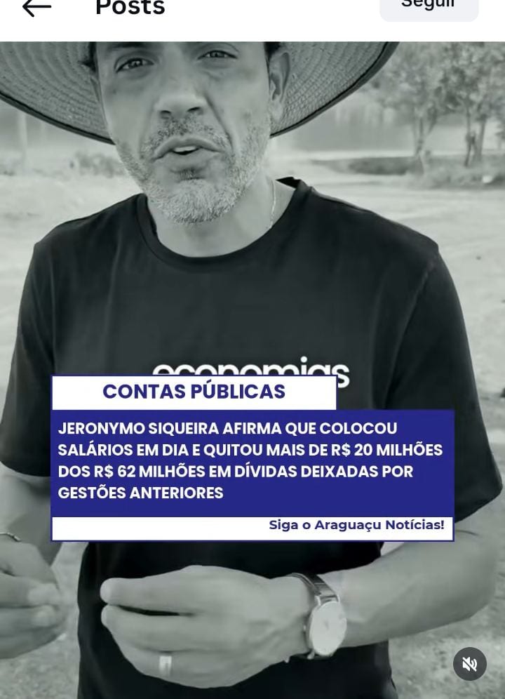 Prefeito de São Miguel do Araguaia diz ter colocado salários em dia e quitado R$20 milhões