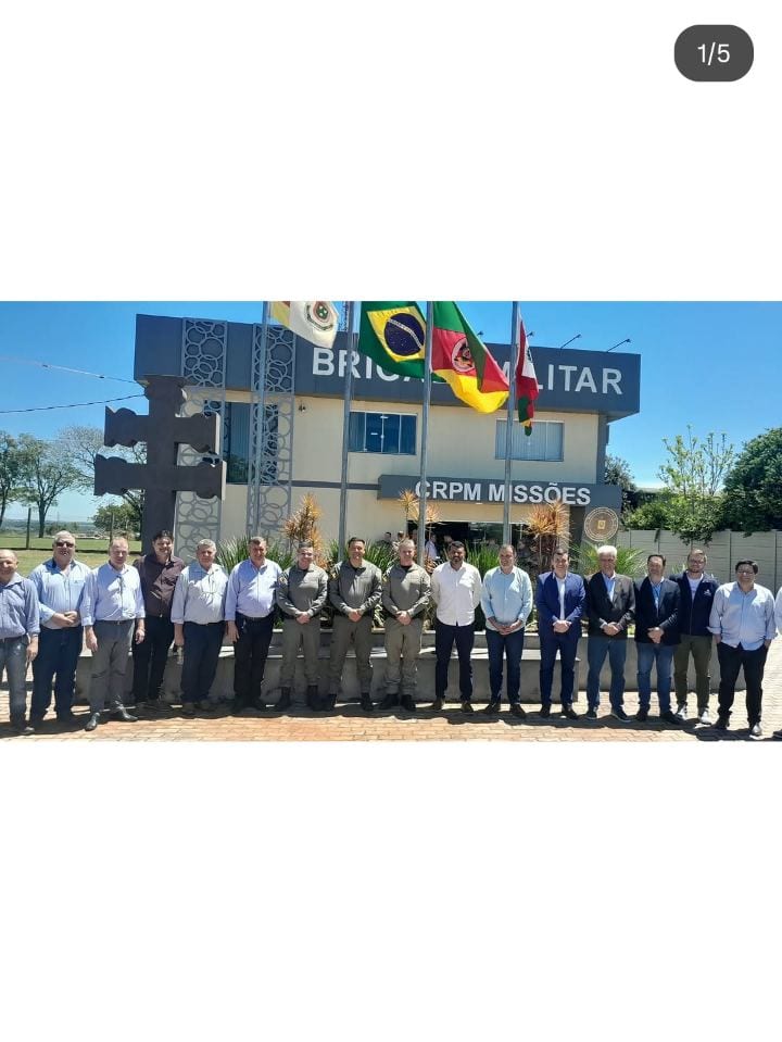 Clodoaldo da Silva visitou COPOM Regional do CRPM Missões em Santo Ângelo
