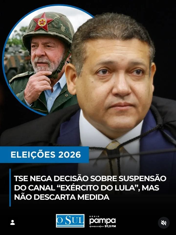 O presidente do Tribunal Superior Eleitoral (TSE), Kassio Nunes Marques, classificou como uma narrativa as mensagens div