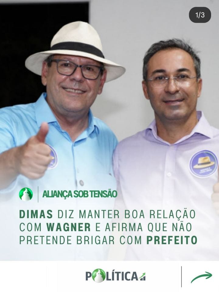 O ex-prefeito de Araguaína Ronaldo Dimas (Podemos) afirmou que não rompeu politicamente com Wagner Rodrigues (União Bras