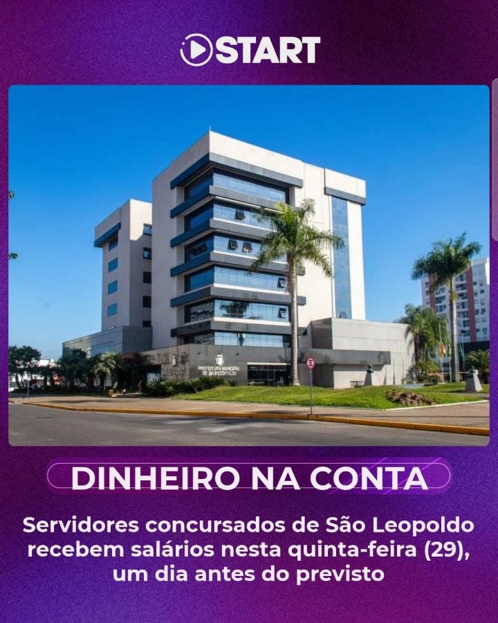 A Prefeitura de São Leopoldo antecipou para esta quinta-feira (29) o pagamento dos salários de outubro dos servidores co