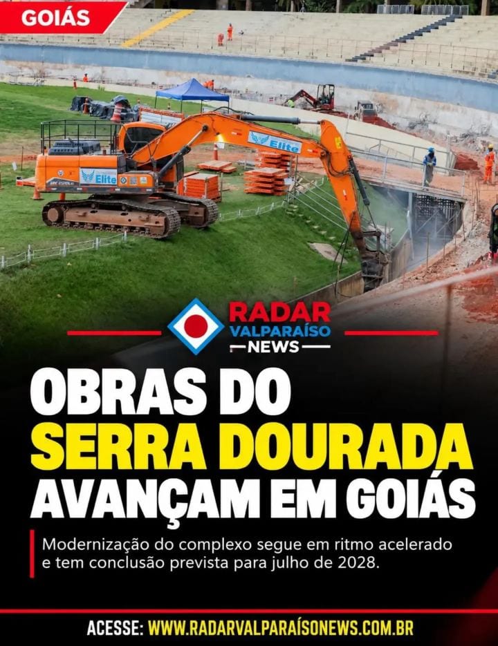 O tradicional Estádio Serra Dourada, em Goiânia, está passando por uma das maiores transformações de sua história.
