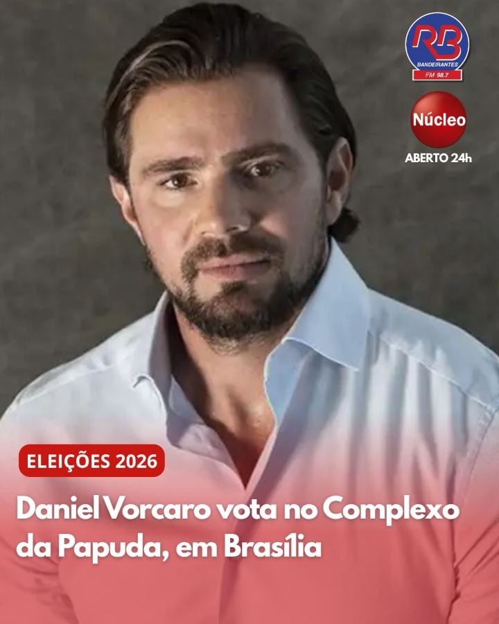 Daniel Vorcaro, ex-controlador do Banco Master, registrou seu voto na manhã deste domingo (25), no Complexo Penitenciári