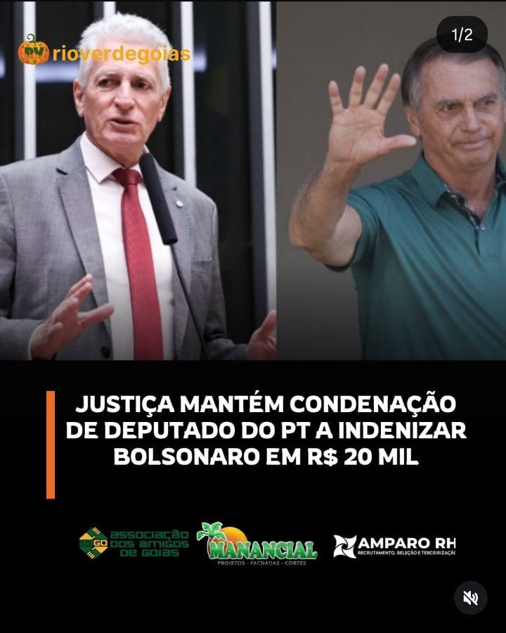 TJDFT mantém multa de R$20 mil a Rogério Correia por imagem de IA envolvendo Bolsonaro