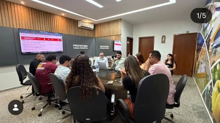 Cidade Ocidental faz reunião sobre inserção de dados de licitações