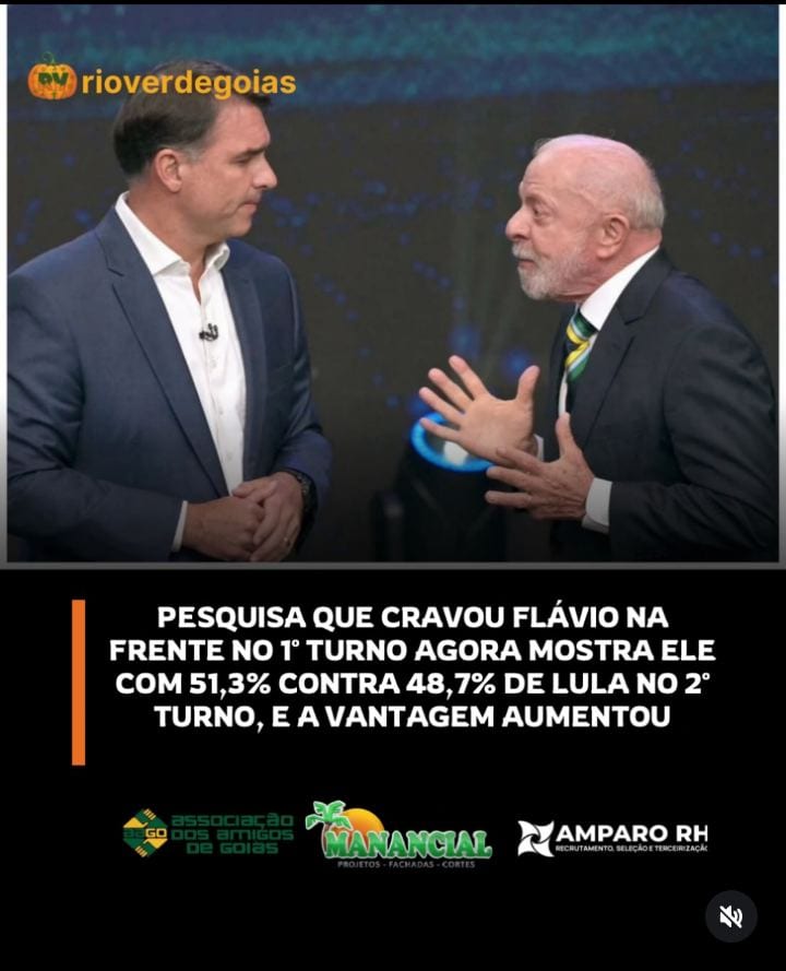 Saiu nesta sexta (23) a nova pesquisa do Instituto Veritá, e o cenário segue favorável ao senador Flávio Bolsonaro (PL).