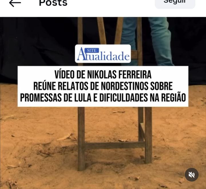 Vídeo de Nikolas Ferreira reúne nordestinos criticando promessas de Lula