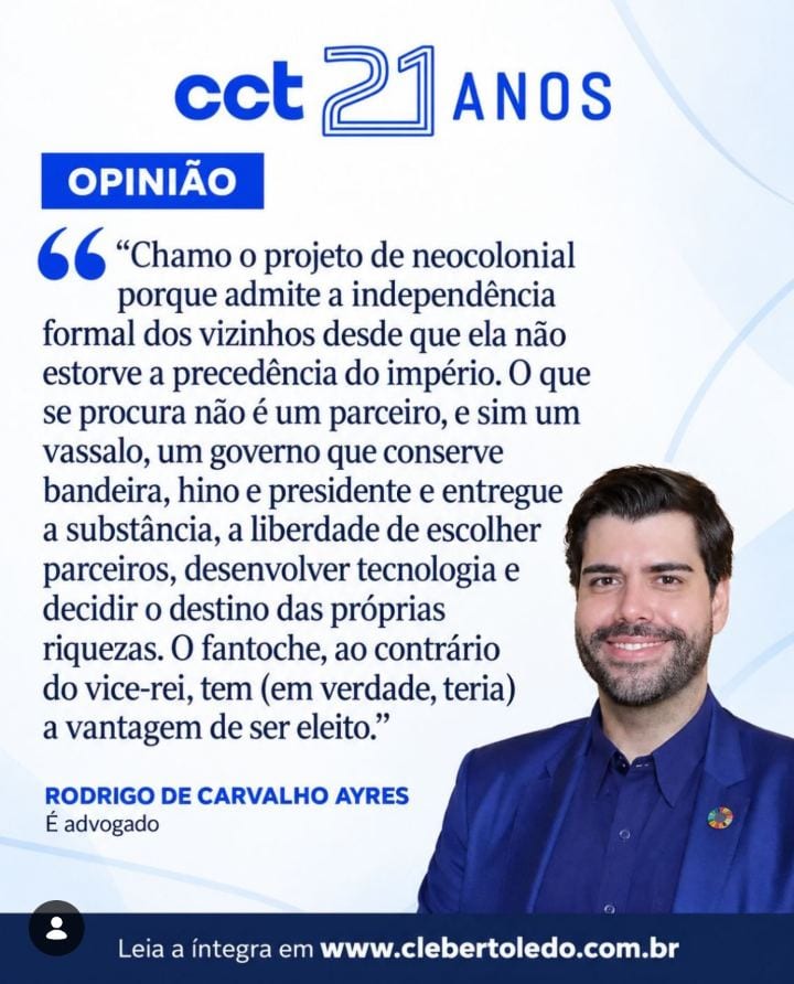 RODRIGO DE CARVALHO AYRES | A 3ª batalha dos Guararapes e o Neocolonialismo