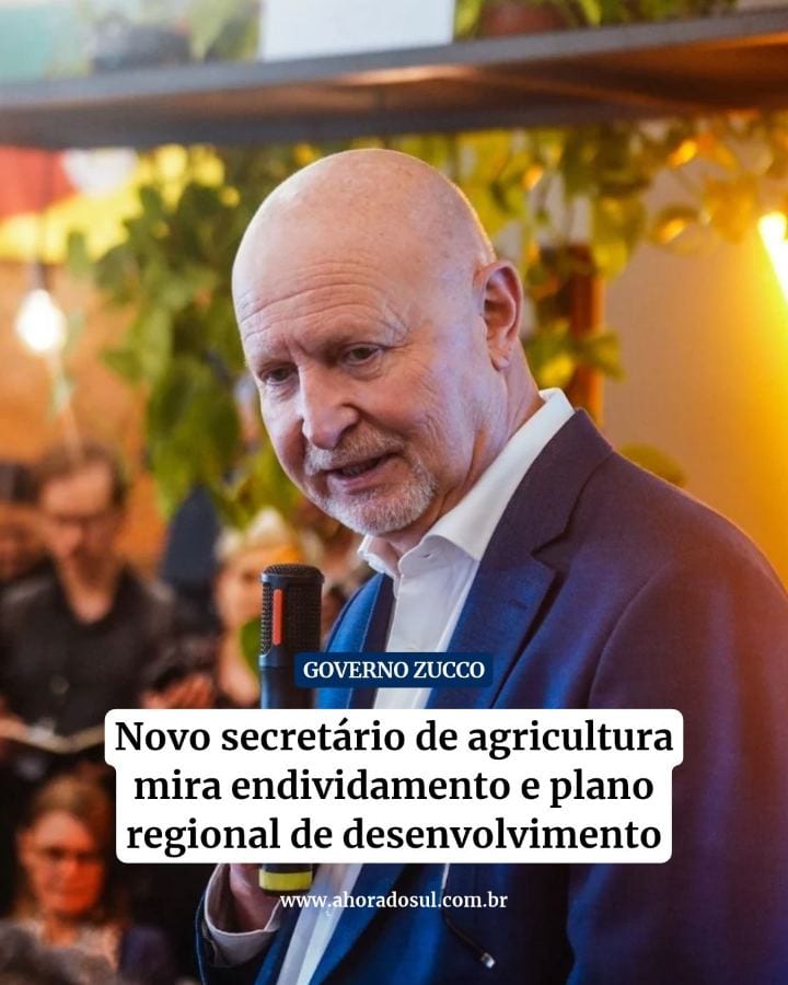 O engenheiro agrícola Paulo Herrmann foi um dos cinco primeiros secretários estaduais anunciados pelo governador Luciano