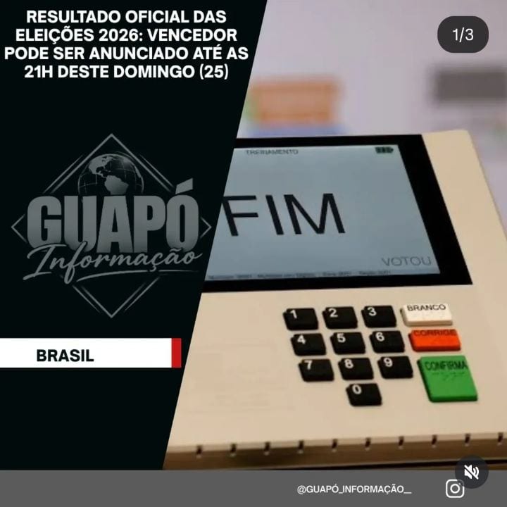 O Brasil acompanha neste domingo (25 de outubro) a apuração do segundo turno das eleições presidenciais de 2026, que def