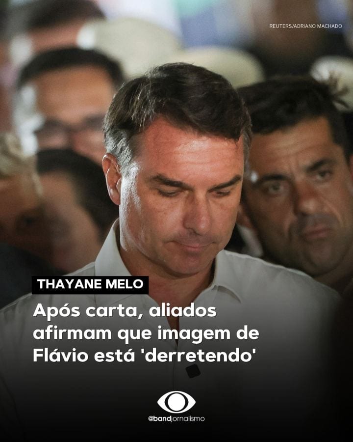 Fontes próximas ao senador Flávio Bolsonaro afirmam que a carta divulgada por ele nas redes sociais foi mal redigida, al