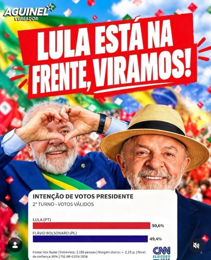LULA NA FRENTE!