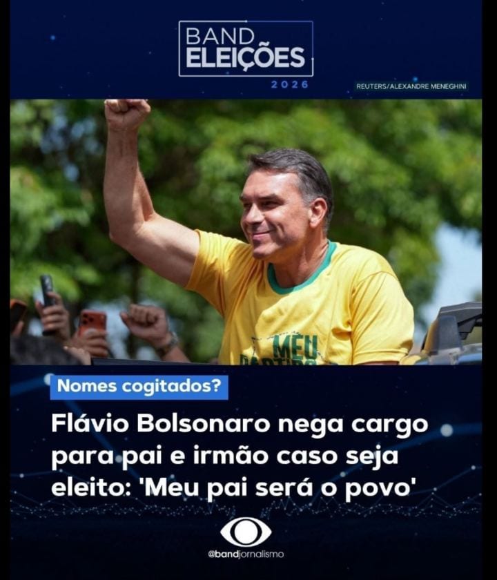 Flávio diz que Jair e Eduardo não terão cargos em seu governo