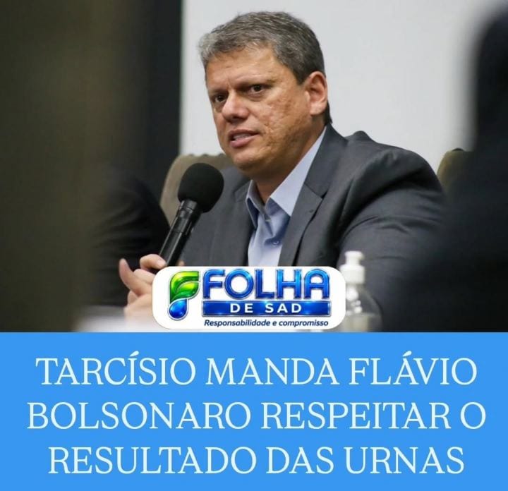 Os pronunciamentos de Tarcísio de Freitas, feitos antes e depois da carta de Flávio Bolsonaro, provocaram críticas entre