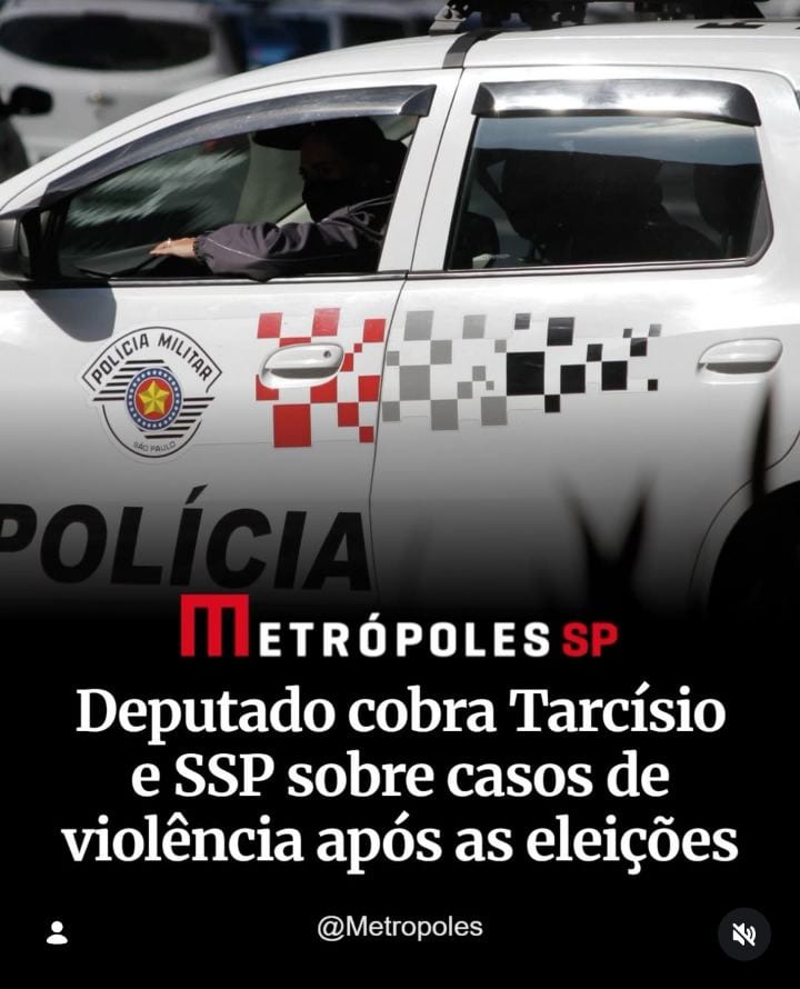 O deputado estadual de São Paulo Emidio de Souza (PT) enviou um requerimento de informações para Tarcísio de Freitas e a