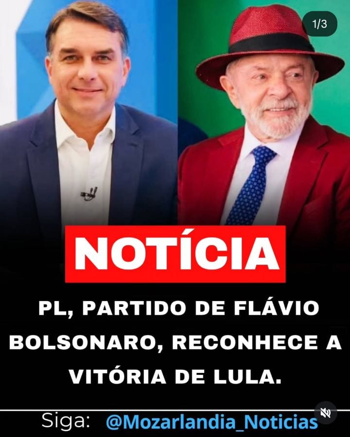 PL RECONHECE VITÓRIA DE LULA, MAS FAZ RESSALVAS SOBRE O PROCESSO ELEITORAL