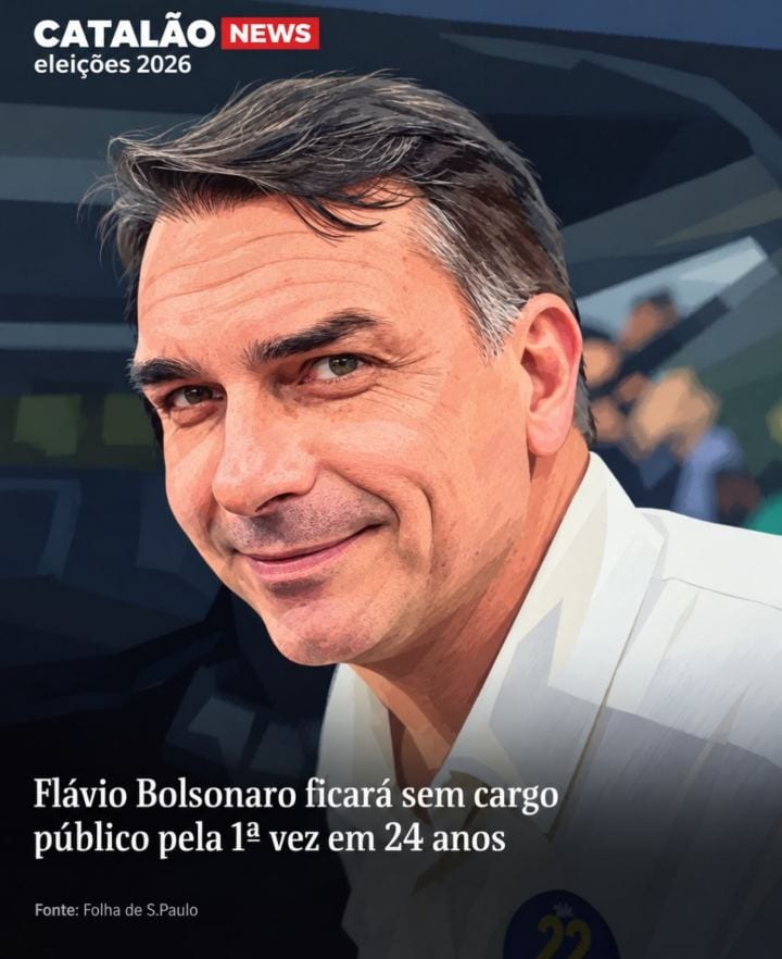 FLÁVIO BOLSONARO FICARÁ SEM MANDATO PELA PRIMEIRA VEZ EM 24 ANOS