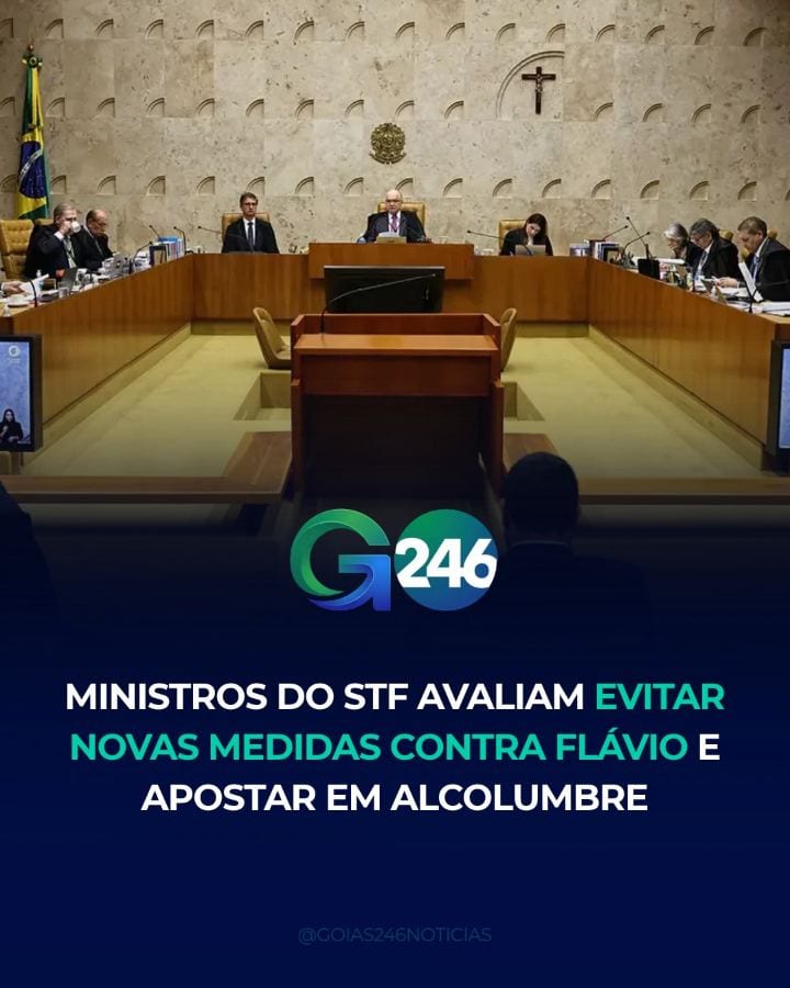 Ministros do Supremo Tribunal Federal (STF) avaliam evitar, neste momento, novas medidas judiciais contra o senador Fláv