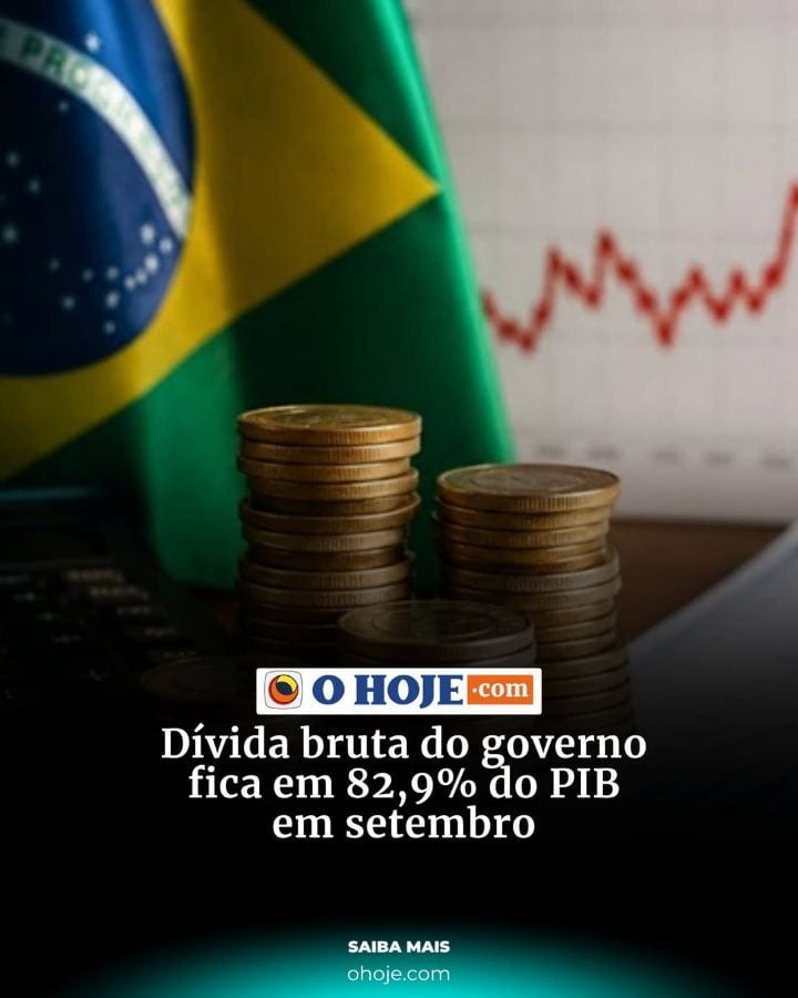O setor público consolidado registrou déficit primário de R$5,5 bilhões em setembro, e a dívida bruta do governo geral p