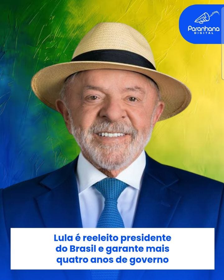 Luiz Inácio Lula da Silva foi matematicamente reeleito presidente do Brasil às 21h10 deste domingo, com 97,69% das seçõe