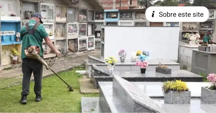 #JDCanela | A Prefeitura de Canela está realizando serviços de manutenção no Cemitério Municipal para receber as pessoas