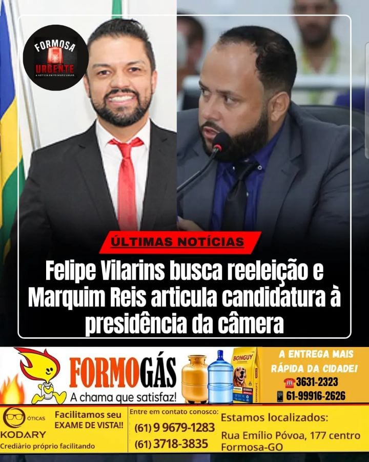 Disputa pela presidência da Câmara de Formosa começa a ganhar força nos bastidores