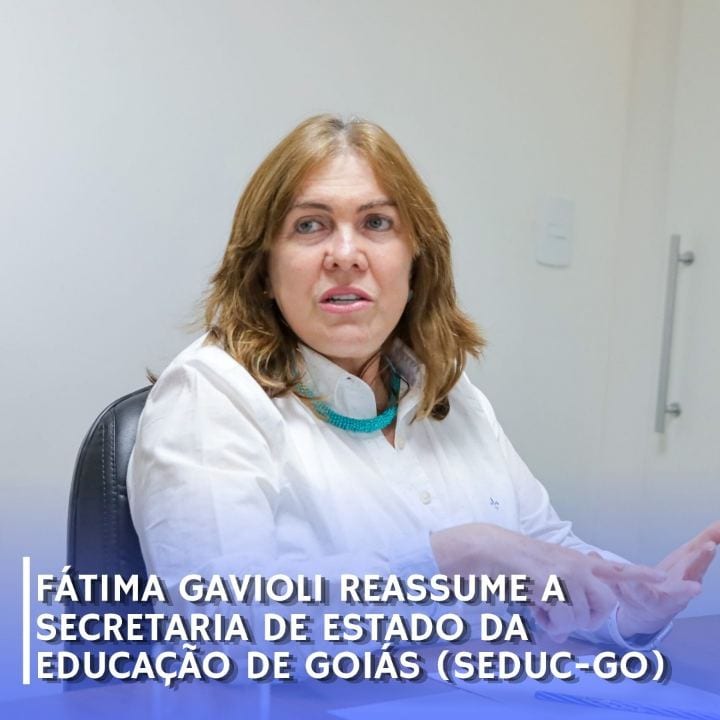 Daniel Vilela nomeia Fátima Gavioli secretária de Educação; ato saiu no DOE