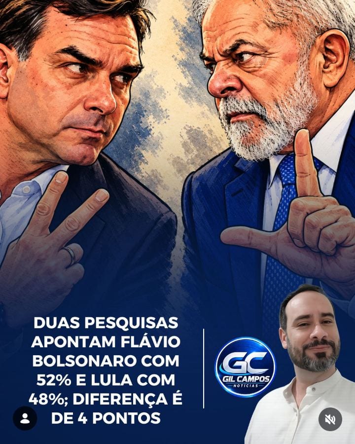 A dois dias do segundo turno presidencial, duas pesquisas divulgadas nesta sexta-feira (23) apontam Flávio Bolsonaro (PL