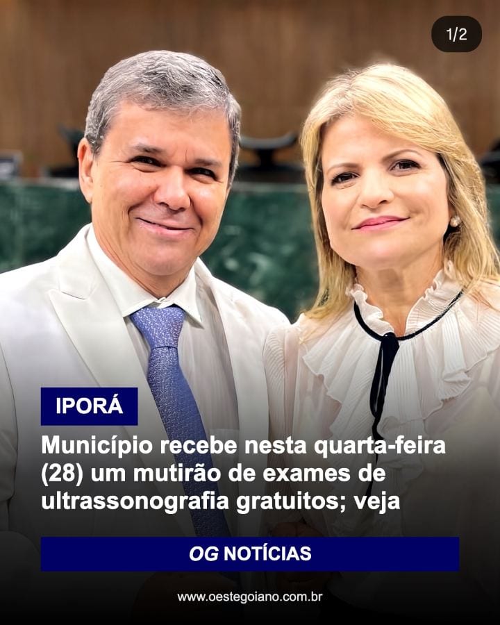 Iporá recebe nesta quarta-feira (28) um mutirão de exames de ultrassonografia promovido pelo deputado estadual Dr.