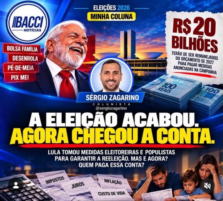 Siga @araguainanofoco | A eleição acabou e a agora chegou a conta.