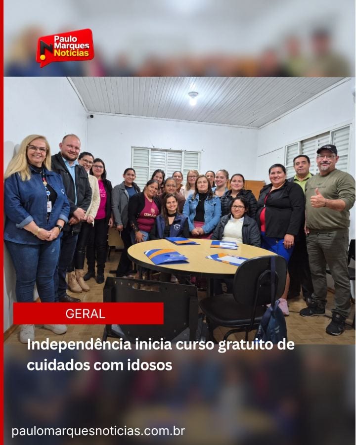 Independência inicia curso gratuito de cuidados com idosos