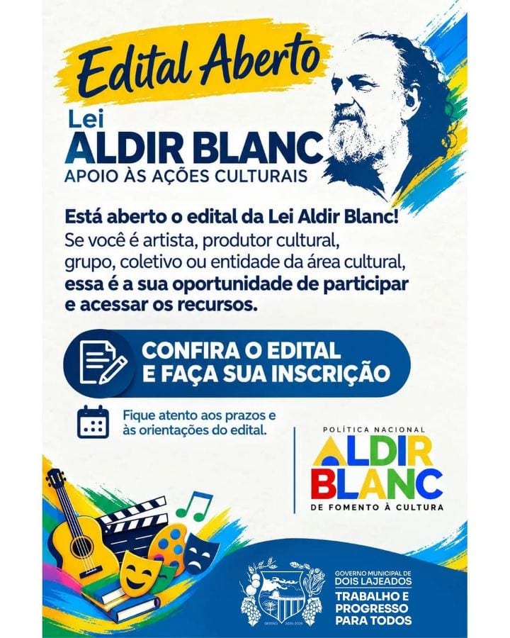 CHAMAMENTO PÚBLICO Nº 002/2026 POLÍTICA NACIONAL ALDIR BLANC DE FOMENTO À CULTURA – PNAB