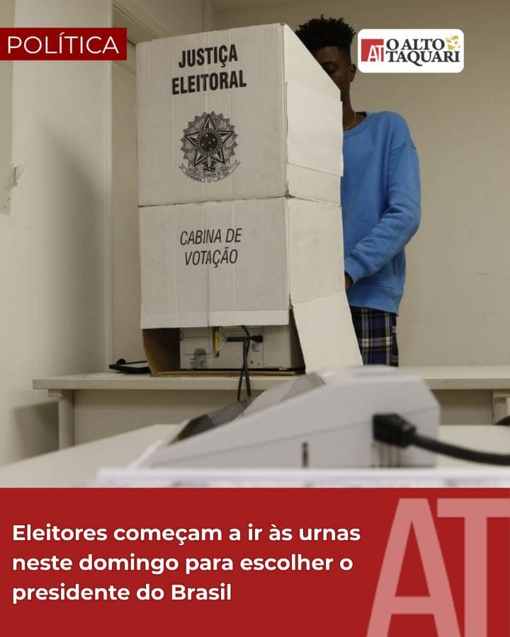 POLÍTICA | Começou às 8h deste domingo, dia 25, a votação do segundo turno das Eleições 2026.