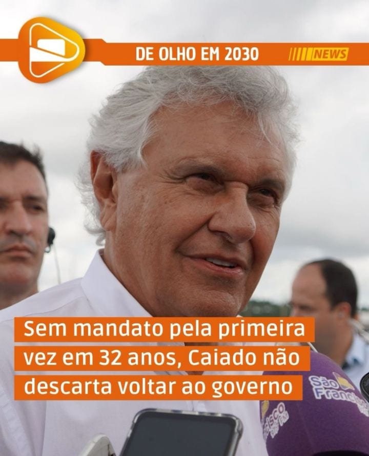 Pela primeira vez em 32 anos, Ronaldo Caiado (PSD) fica sem cargo eletivo.