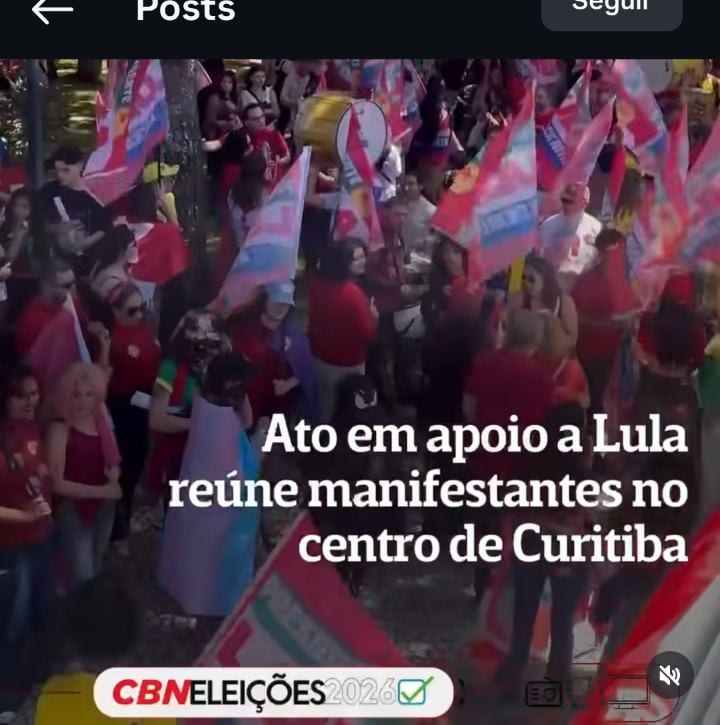 Praça 19 de Dezembro tem grande ato pró-reeleição de Lula neste domingo