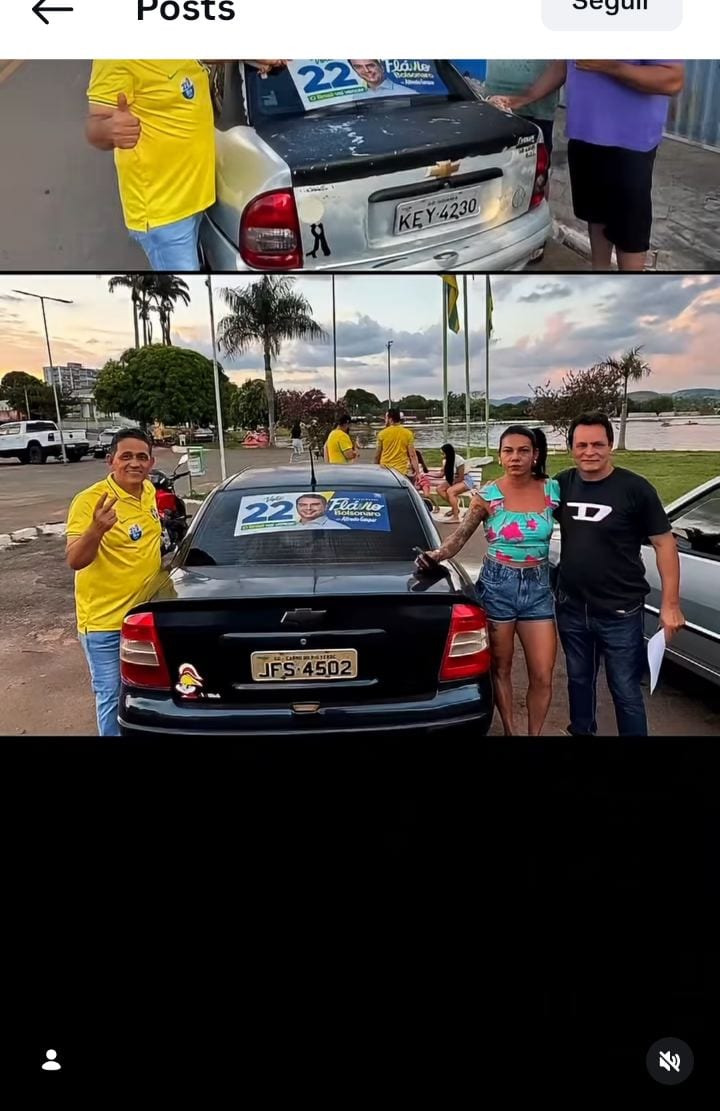 Adesivaço em Carmo do Rio Verde reúne apoio a Flávio Bolsonaro (22)