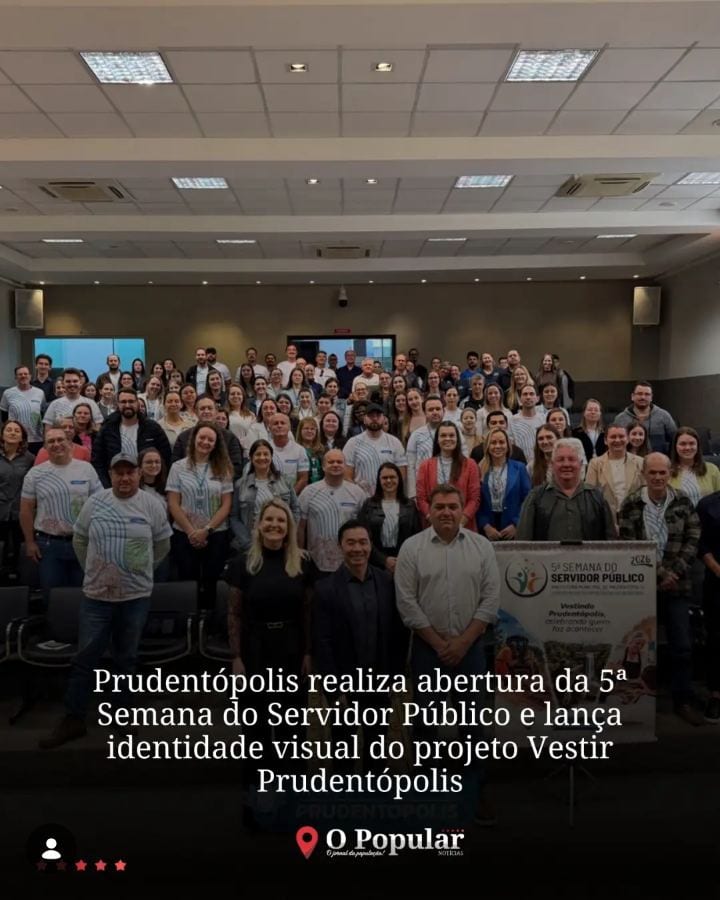 A Prefeitura de Prudentópolis realizou, nesta segunda-feira (26), na Câmara Municipal, a abertura oficial da 5ª Semana d