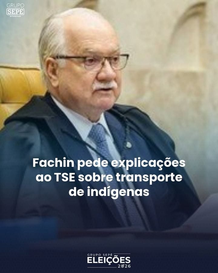 #Eleições2026 | O presidente do Supremo Tribunal Federal (STF), ministro Edson Fachin, deu prazo de três horas para o Tr
